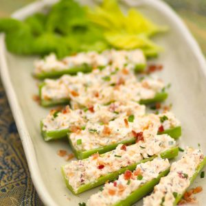 Dad’s Stuffed Celery With Pizzazz!
