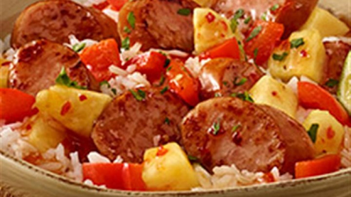 Hawaiian Pineapple Sweet & Sour Sausage￼