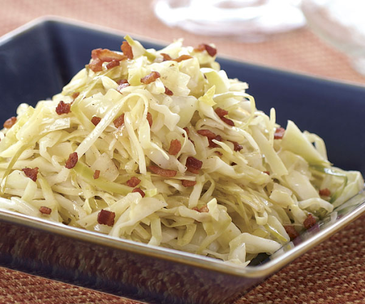 Hot Slaw – Warm Cabbage Slaw With Bacon