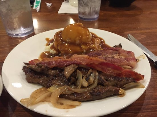 Absolute Best Calves Liver, Served With Onions, Bacon, and Mashed Potatoes