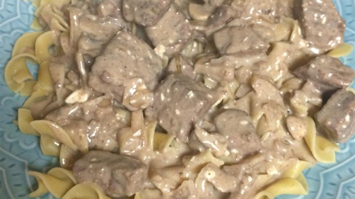 Slow Cooker Beef Stroganoff