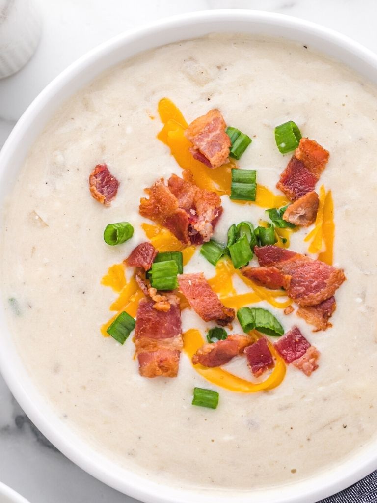 Dad’s Slow Cooker Creamy Potato Soup