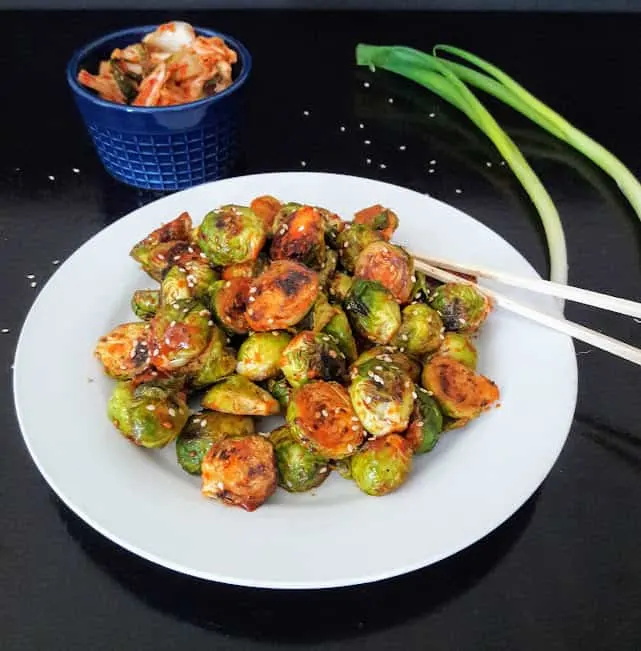 Gochujang Spiced Korean Brussels Sprouts