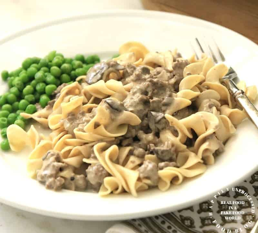 Instant Pot Ground Beef Stroganoff