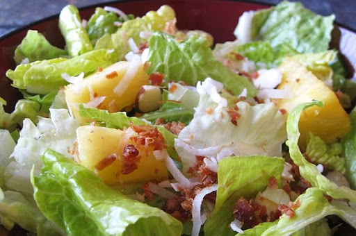 Tropical Salad With Pineapple And Guava Vinaigrette