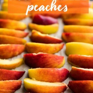 How To Freeze Peaches