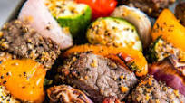 Air Fryer Steak Kabobs