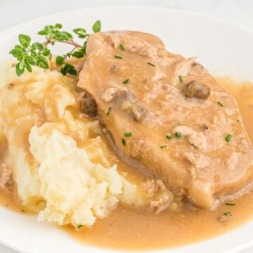 Crock Pot Cream of Mushroom Pork Chops