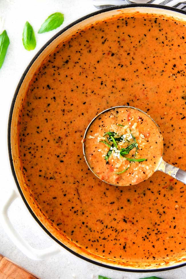 Tomato Basil Bisque Soup